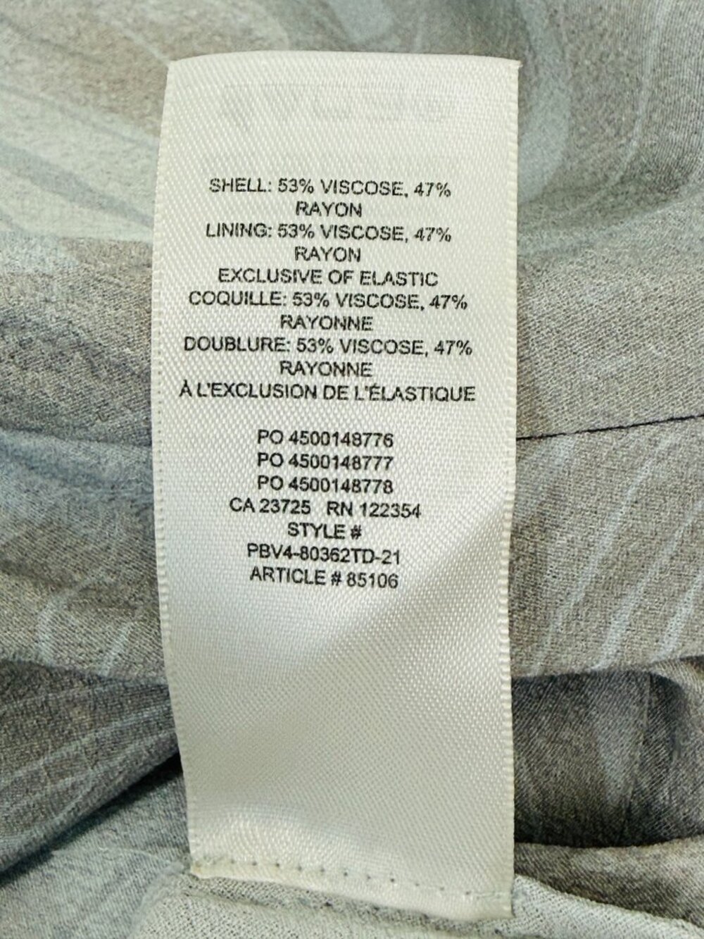 ARITZIA Wilfred Bellow Midi Sleeveless Dress, Gray Floral, Women's Size 10 - Picture 10 of 10
